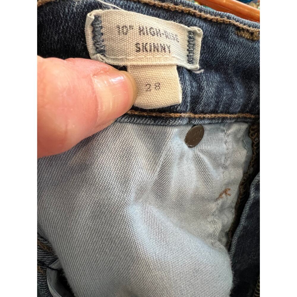Madewell High Waisted 10" Skinny Jeans 28 - Picture 8 of 9